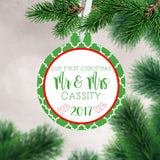 Newlywed Christmas Ornament