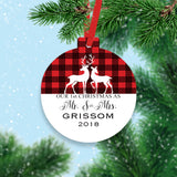 Mr. and Mrs. Christmas Ornament