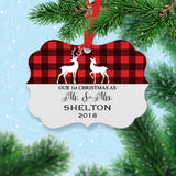 Mr. and Mrs. Christmas Ornament