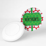 Personalized Dotty Christmas Plate
