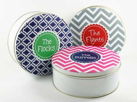 Personalized Cookie Tin