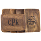 Personalized Acacia Wood Tray