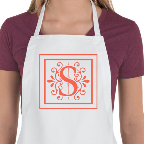 Personalized Initial Apron