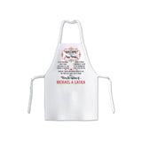 Personalized Happy Marriage Recipe Apron