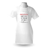 Personalized Made With Love Apron