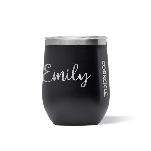 Matte Black Stemless Wine Corkcicle