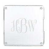 Monogram Square Acrylic Serving Tray