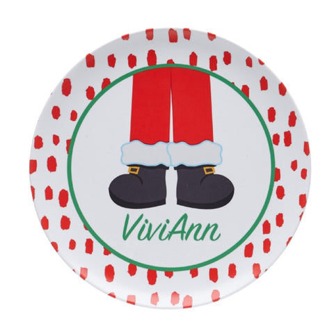 Personalized Santa Cookie Plate