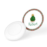 Tartan Cupcake Christmas Plate