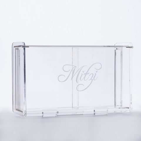 Personalized 2 Tier Jewelry Box