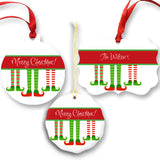 Personalized Elf Ornament
