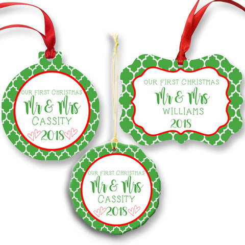 Newlywed Christmas Ornament