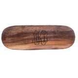 Engraved Oval Wood Tray
