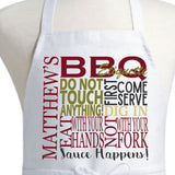 Personalized BBQ Apron