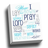 Bedtime Prayer Canvas Wall Art