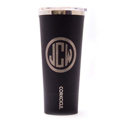 Black Corkcicle Cup Monogram