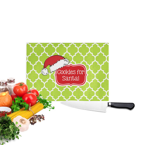 Santa Hat Lime Cutting Board