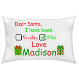 girl naught or nice pillowcase
