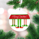 Personalized Elf Ornament