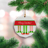 Personalized Elf Ornament