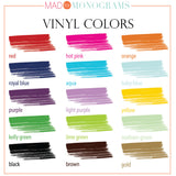 Monogram Stickers & Decals