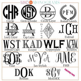engraved corkcicle font choices