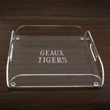 Acrylic Monogrammed Tray  