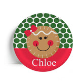 Christmas Gingerbread Face Plate