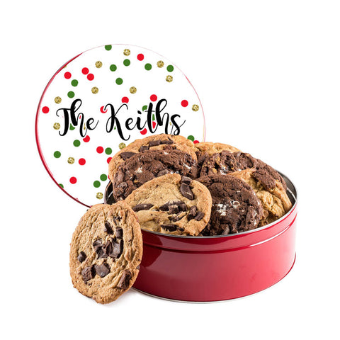Personalized Christmas Tin Glitter Confetti