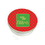 Personalzied Baked Goods Round Tin