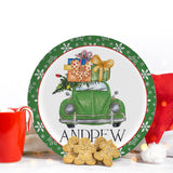 Christmas VW Beetle Plate