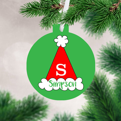 Personalized Name & Initial Ornament