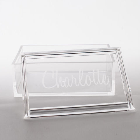 Personalized Acrylic Box with Lid