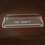 Monogrammed Bar Tray