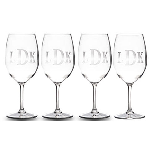 Personalized Acrylic Wine Glasses