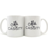 Mr. and Mrs. Coffee Mug Set