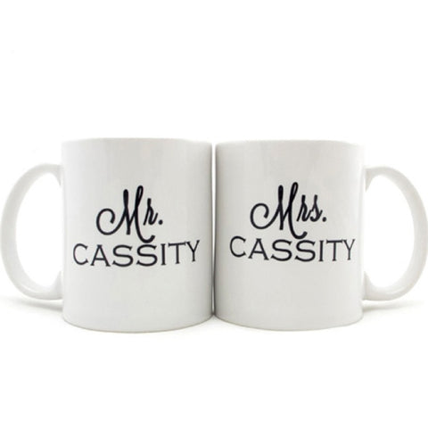 Mr. and Mrs. Coffee Mug Set  
