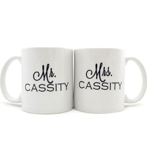 Mr. and Mrs. Coffee Mug Set