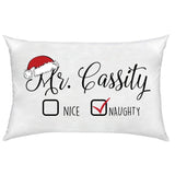 Naughty or Nice Pillow Case Set