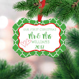 Newlywed Christmas Ornament