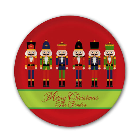 Personalized Nutcracker Christmas Plate
