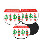 Personalized Christmas  Tree Coasters