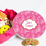 Pink Chinoiserre Cookie Tin