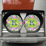 Personalized Car Coasters Preppy