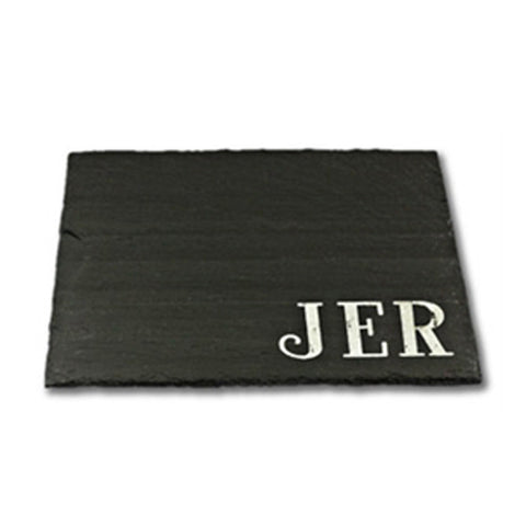 Monogram Slate Tray