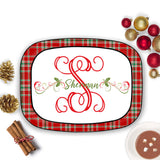 Tartan Plaid Serving Platter