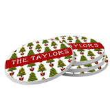 Christmas Treee Beverage Coasters  