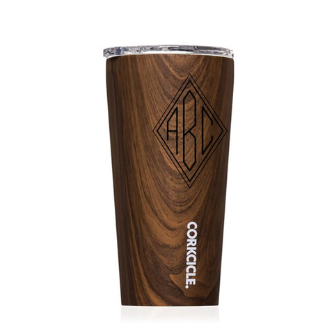 Monogram Walnut Corkcicle Tumbler