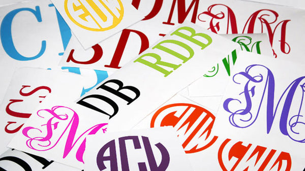 Monogram Stickers