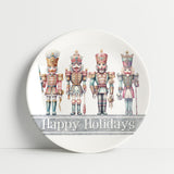 Personalized 4 Nutcrackers Plate